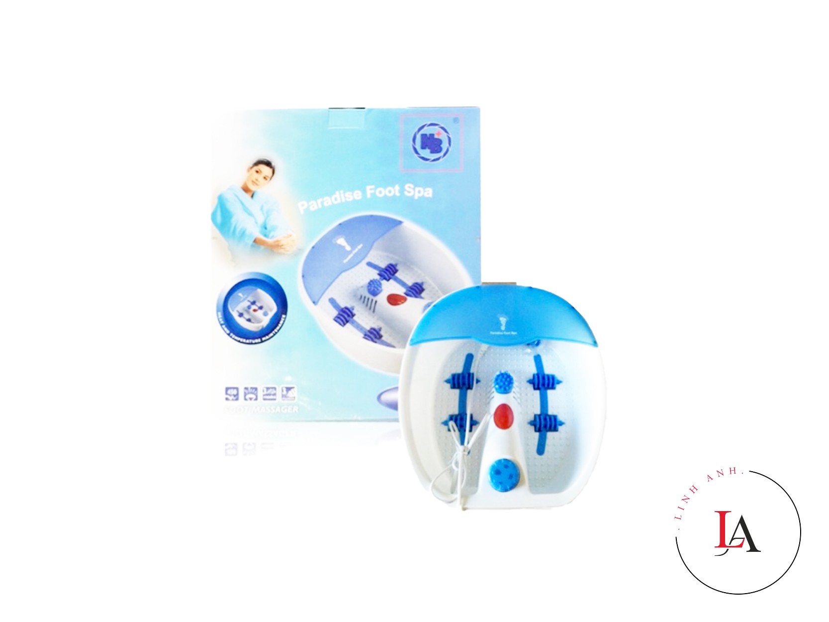 Chậu ngâm chân massager NB-168